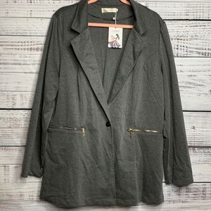 *NEW* GENHOO Gray Blazer